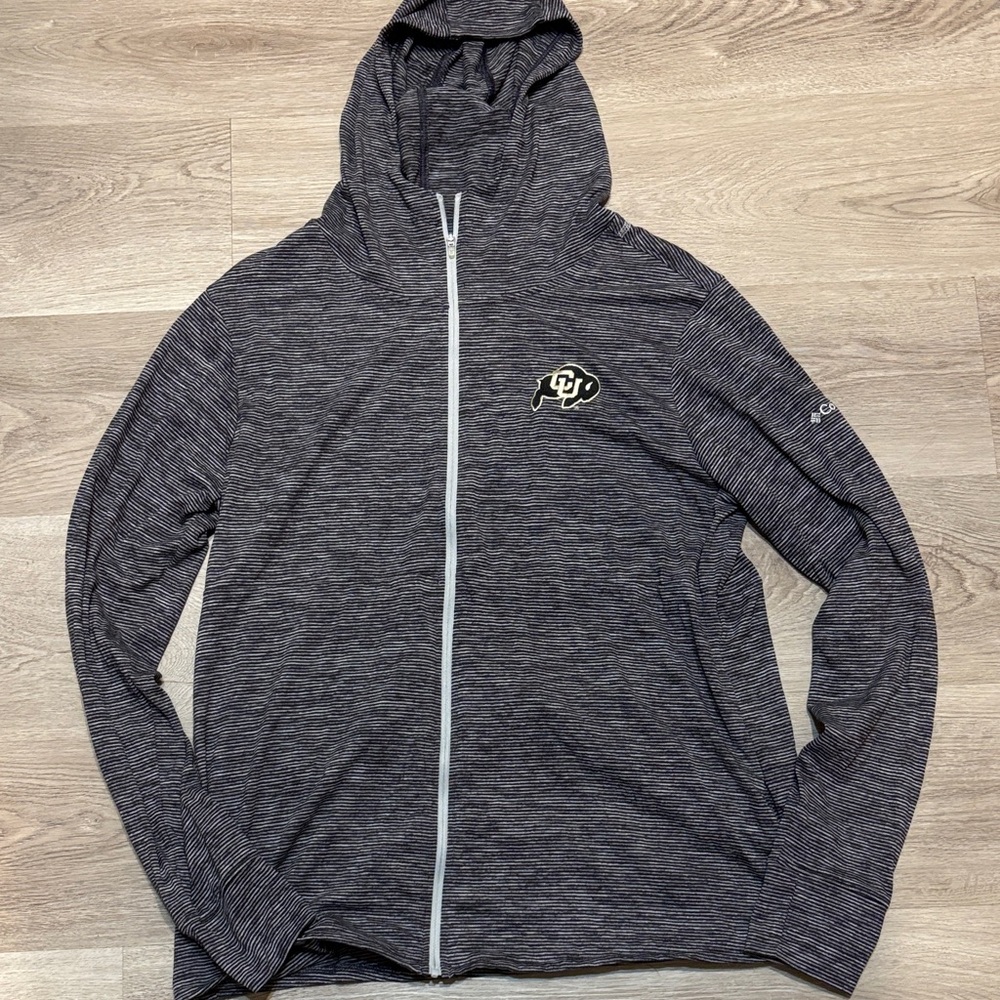 Columbia Golf CU Buffs Charcoal Women’s Tech Style Full-Zip Hoodie